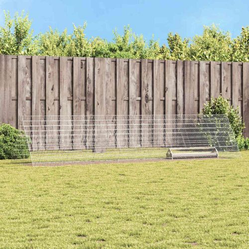 Клетка за пилета Сребрист 430 x 100 x 85 см