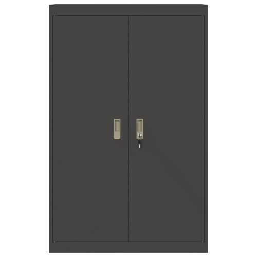 Шкаф за съхранение със съхранение 2 pcs Черно 90 x 40 x 140 cm