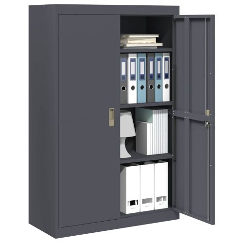 Шкаф за съхранение 2 pcs Антрацит 90 x 40 x 140 cm