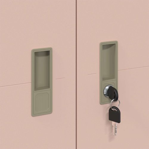 Шкаф за съхранение със съхранение 2 pcs Розово 90 x 40 x 200 см