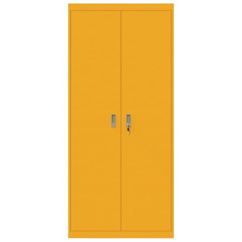 Шкаф за съхранение 2 pcs Горчично жълто 90 x 40 x 200 см