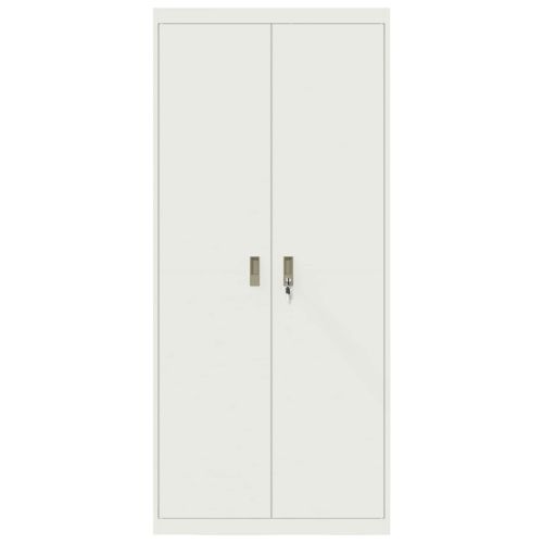 Шкаф за съхранение със съхранение 2 pcs Бяло 90 x 40 x 200 см