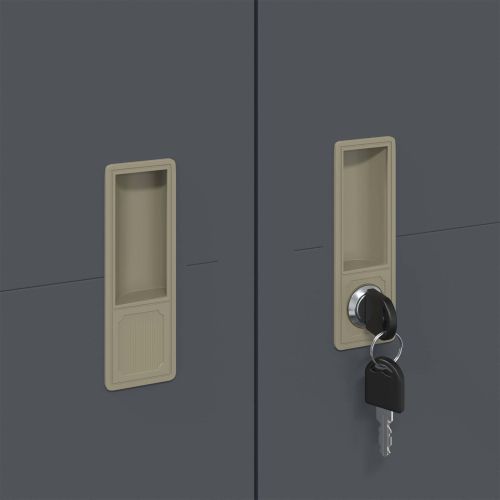 Шкаф за съхранение 2 pcs Антрацит 80 x 40 x 140 см