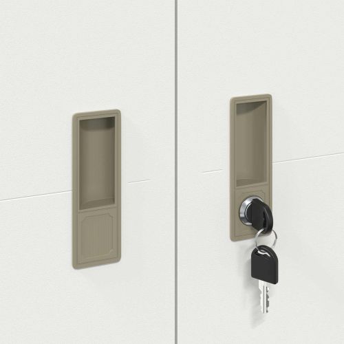 Шкаф за съхранение със съхранение 2 pcs Бяло 80 x 40 x 140 см