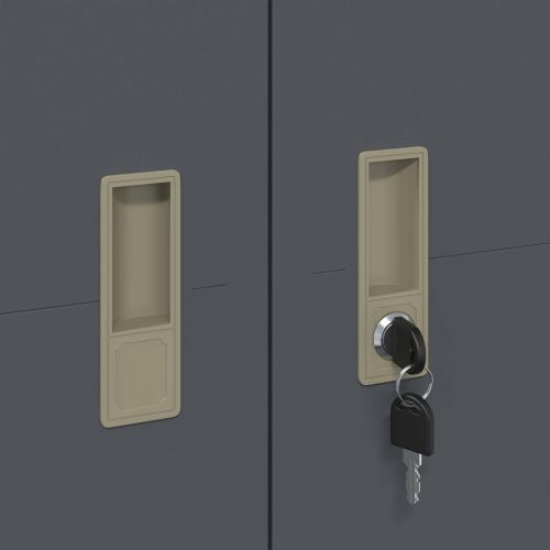 Шкаф за съхранение 2 pcs Антрацит 60 x 40 x 180 см