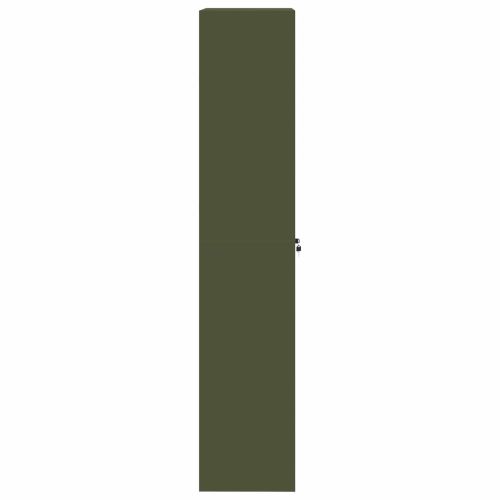 Шкаф за съхранение 2 pcs Маслинено зелено 60 x 40 x 200 см