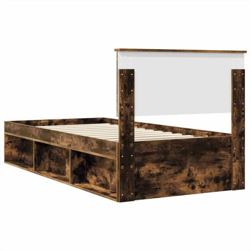 Рамка за легло с таблото Димян дъб 90 x 190 cm Инженерно дърво