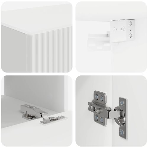 Бяло 60 x 31 x 29,5 см