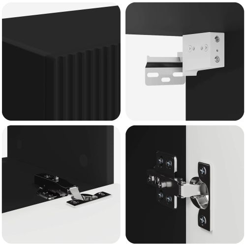 Черно 60 x 31 x 29,5 см