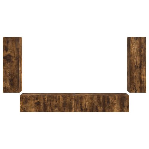 Монтиране на стена 4 pcs Димян дъб