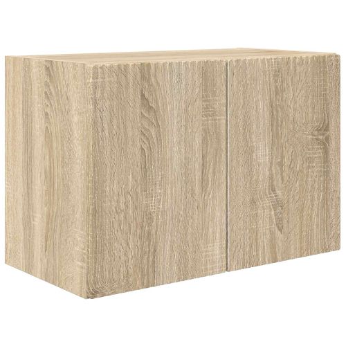 Комплект за стена на телевизор 4 pcs Сонома дъб Инженерно дърво