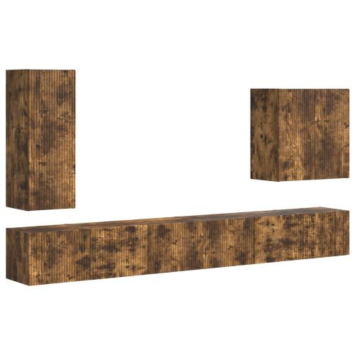 Монтиране на стена 6 pcs Димян дъб