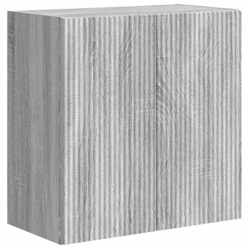 Монтиране на стена 6 pcs Сив Сонома