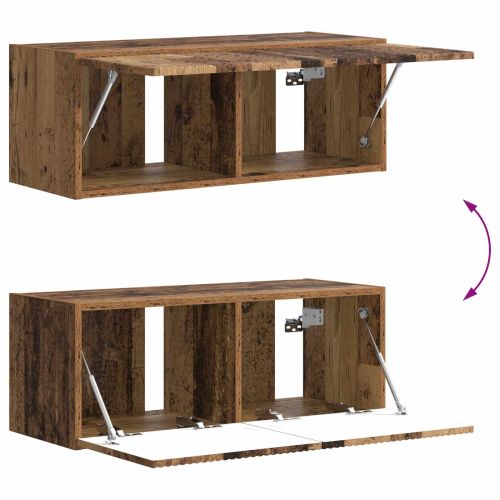 Монтиране на стена 6 pcs Старо дърво