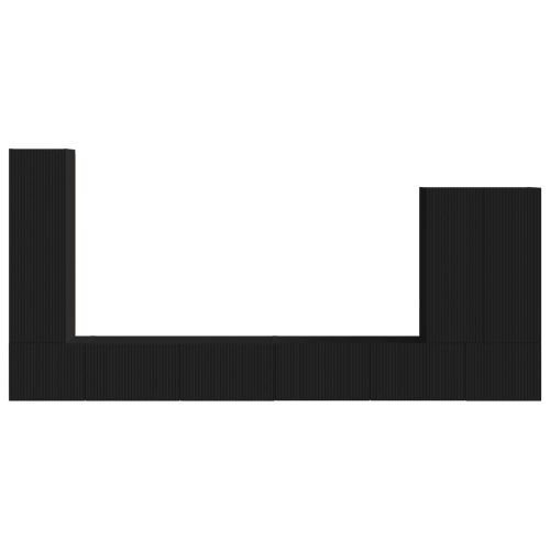 Монтиране на стена 6 pcs Черно