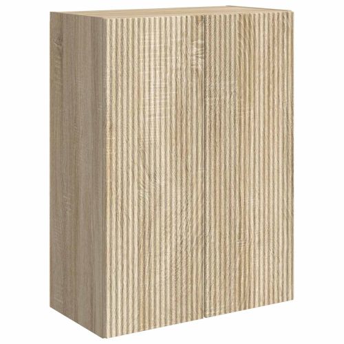 Монтиране на стена 6 pcs Сонома дъб