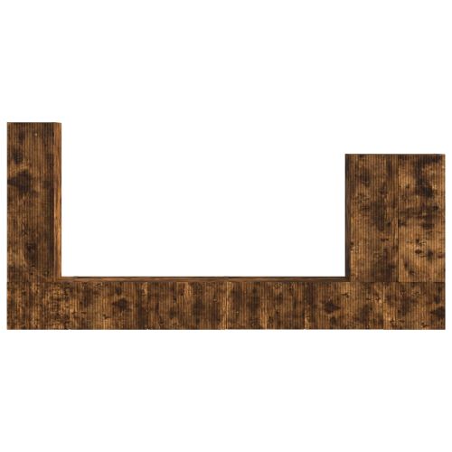 Монтиране на стена 6 pcs Димян дъб