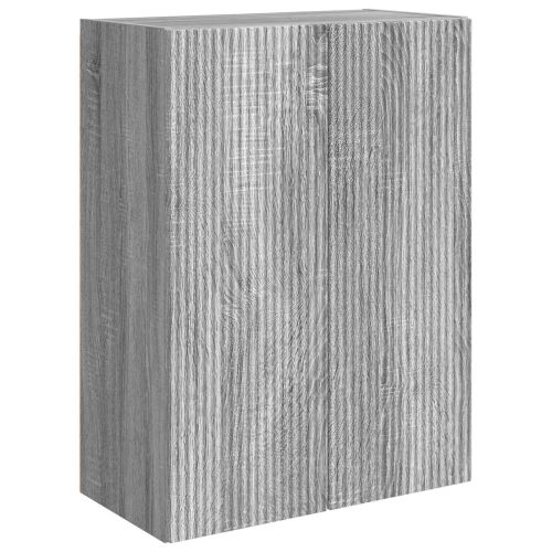 Монтиране на стена 6 pcs Сив Сонома