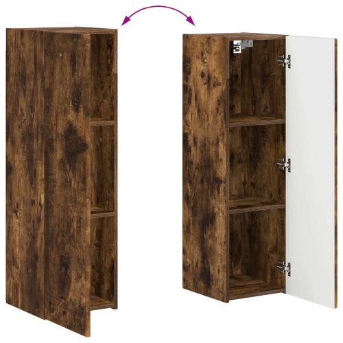 Комплект ТВ шкаф 3 pcs Димян дъб Инженерно дърво