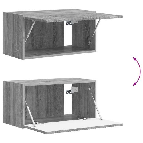 Комплект ТВ шкаф 4 pcs Сив Сонома Инженерно дърво