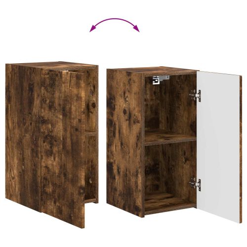 Комплект ТВ шкаф 3 pcs Димян дъб Инженерно дърво