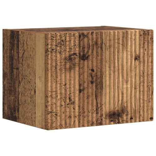 Комплект ТВ шкаф 5 pcs Старо дърво Инженерно дърво