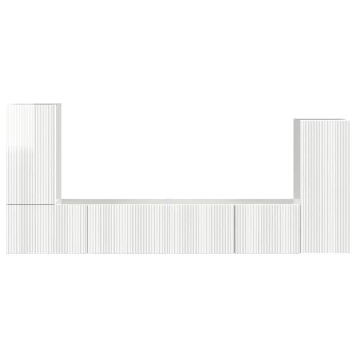 4 pcs Лъскаво бяло