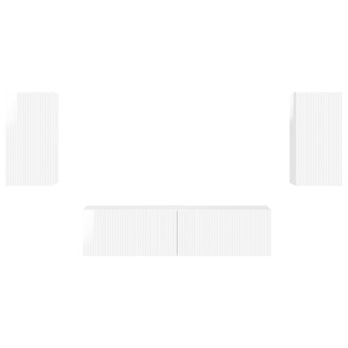 2 pcs Лъскаво бяло