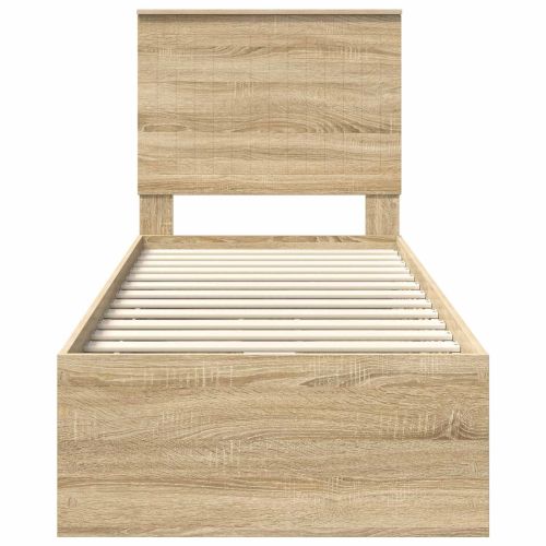 Рамка за легло Сонома дъб 75 x 190 cm Инженерна дървесина