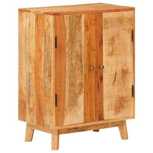 Шкафове за съхранение с рафт с врата Кафяво 55 х 35 х 75 см