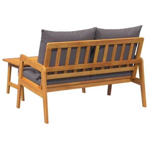 Бистро комплект 2 pcs Натурален маслен Солидно акациево дърво