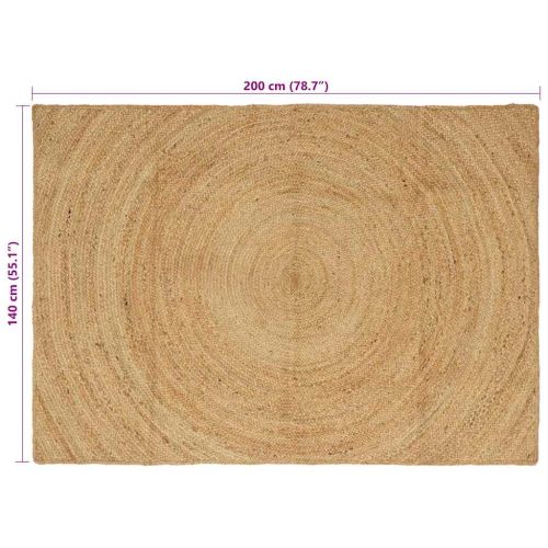 Килими за помещение Кафяво 140 x 200 cm юта