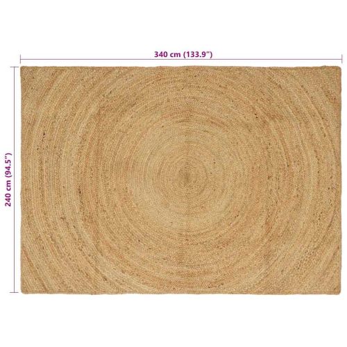 Килими за помещение Кафяво 240 x 340 см юта
