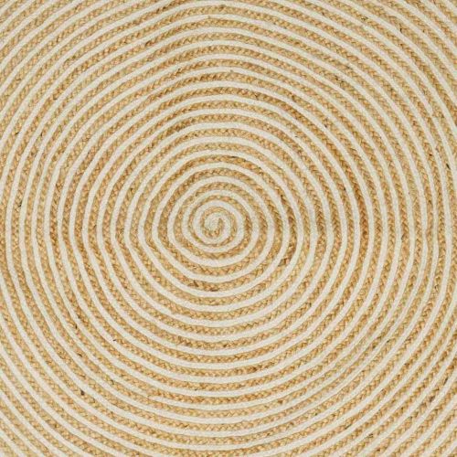 Килим Естествено и бяло 100 x 200 cm юта