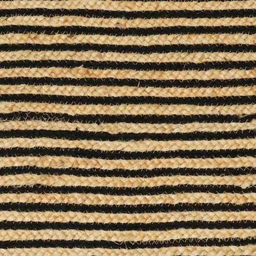 Килим Естествено и черно 152 х 245 см юта