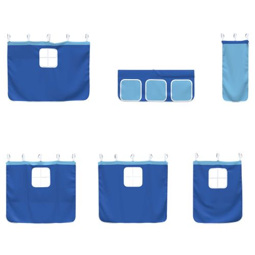 Бял и син 107 x 201 см