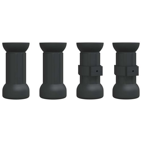 За шкафове с рафт със съхранение 4 pcs Мед Солидно борово дърво