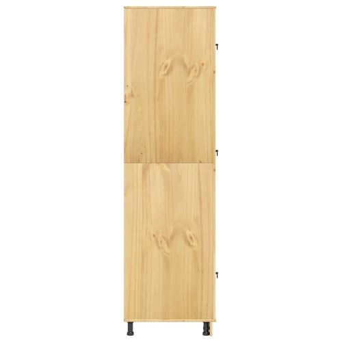 За шкафове с чекмедже с рафт 9 pcs Мед Солидно борово дърво