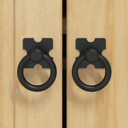 За шкафове с чекмедже с рафт 9 pcs Мед Солидно борово дърво