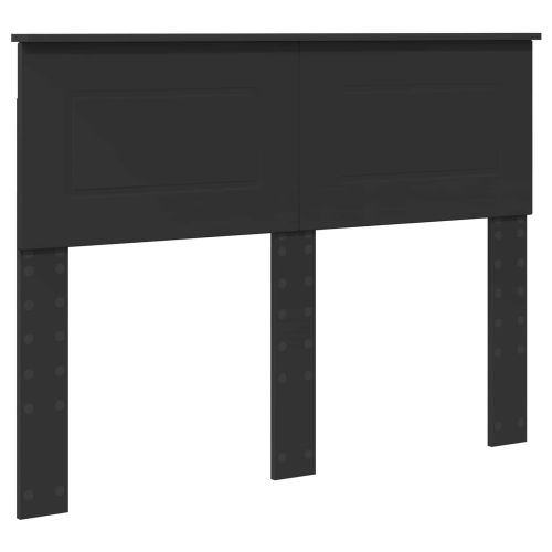 Рамка за легло с таблото Черно 120 x 200 cm Инженерна дървесина