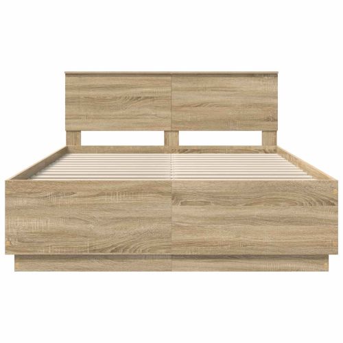 Рамка за легло Сонома дъб 150 x 200 cm Инженерно дърво