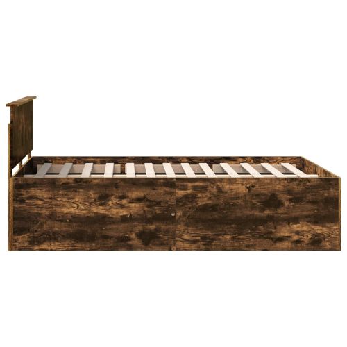 Рамка за легло с таблото Димян дъб 160 x 200 cm Инженерно дърво