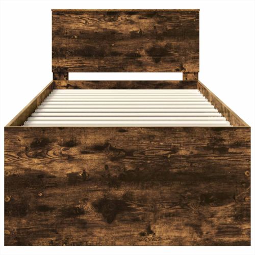 Рамка за легло с таблото Димян дъб 120 x 200 cm Инженерно дърво