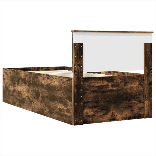 Рамка за легло с таблото Димян дъб 90 x 200 cm Инженерно дърво