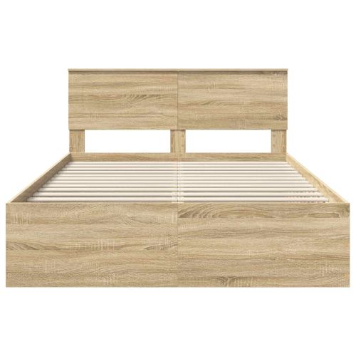 Рамка за легло Сонома дъб 150 x 200 cm Инженерно дърво