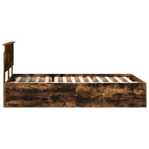 Рамка за легло с таблото Димян дъб 120 x 190 cm Инженерно дърво