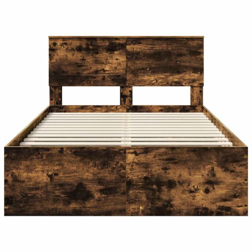 Рамка за легло с таблото Димян дъб 120 x 200 cm Инженерно дърво