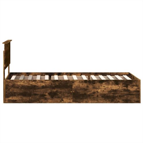 Рамка за легло с таблото Димян дъб 120 x 200 cm Инженерно дърво