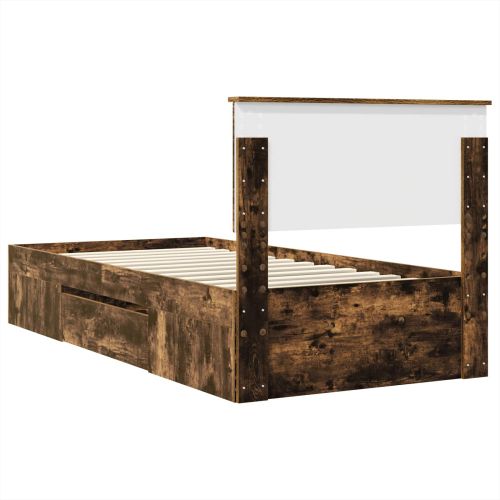 Рамка за легло с таблото Димян дъб 100 x 200 м Инженерно дърво