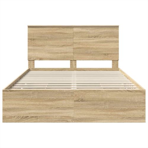 Рамка за легло Сонома дъб 160 x 200 cm Инженерна дървесина